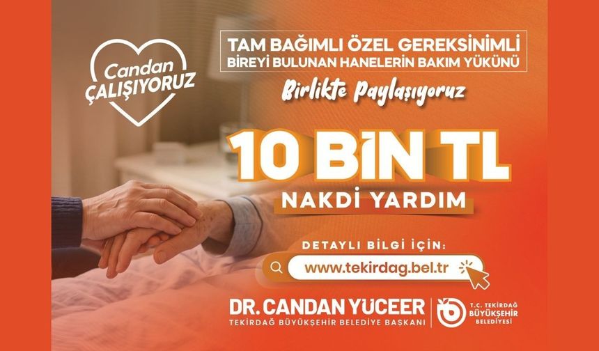 10 bin TL nakdi yardım