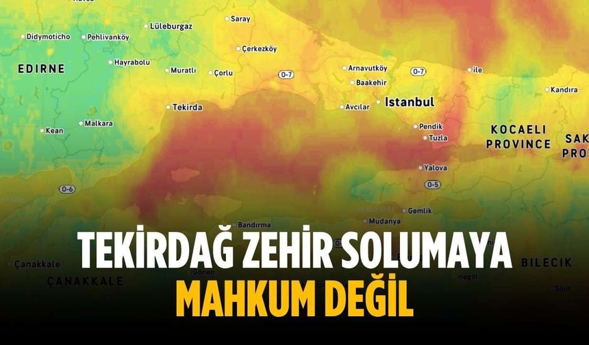 “Tekirdağ zehir solumaya mahkum değil”
