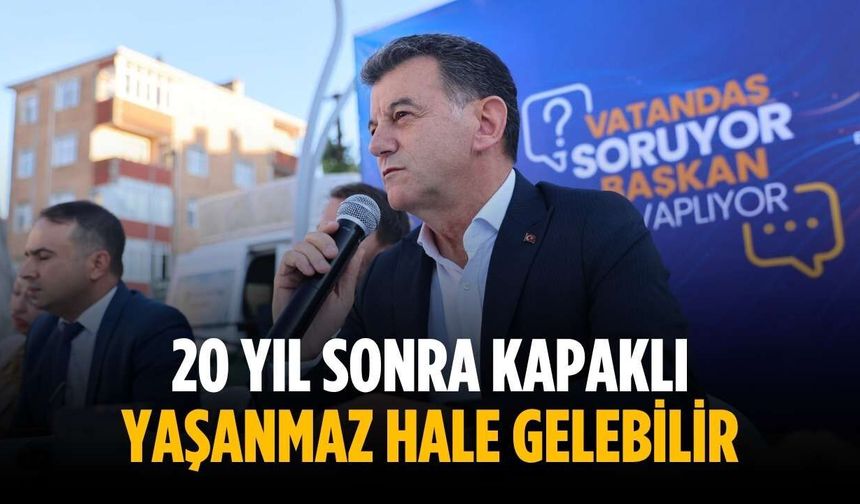 “20 yıl sonra Kapaklı yaşanmaz hale gelebilir”