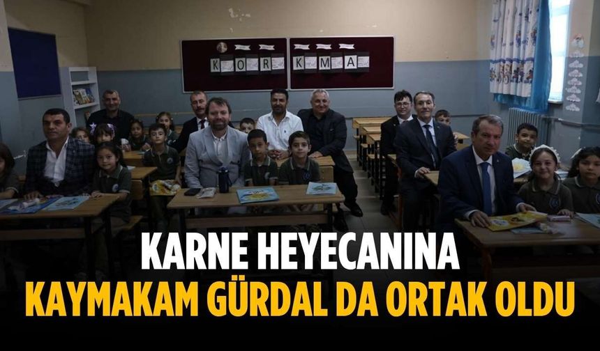 Karne heyecanına Kaymakam Gürdal da ortak oldu
