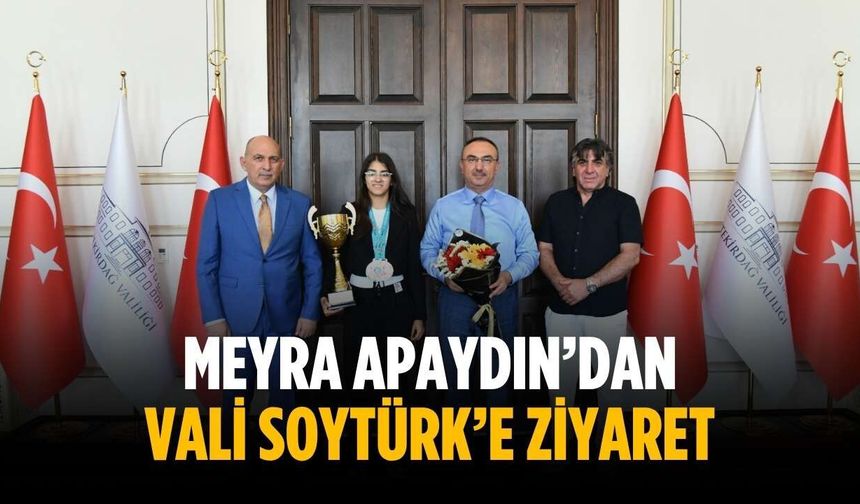 Meyra Apaydın’dan Vali Soytürk’e ziyaret