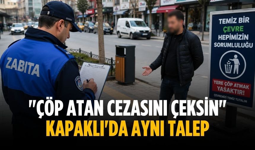 "Çöp atan cezasını çeksin" Kapaklı'da aynı talep