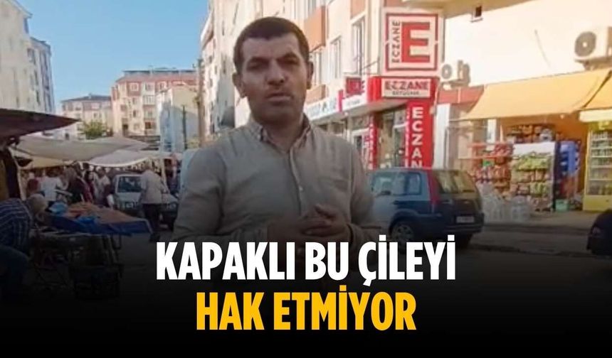 Başkan Diler: “Kapaklı bu çileyi hak etmiyor"