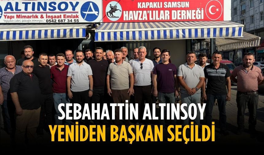 Sebahattin Altınsoy yeniden başkan seçildi