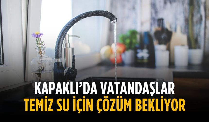 Kapaklı'da vatandaş çözüm bekliyor