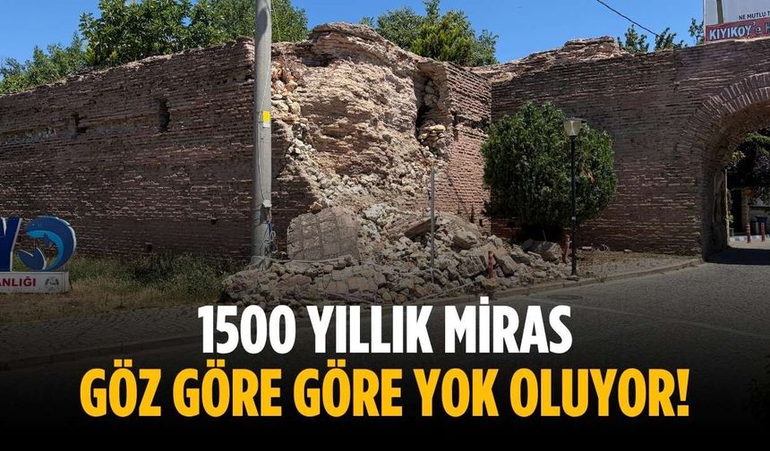 1500 yıllık miras göz göre göre yok oluyor!