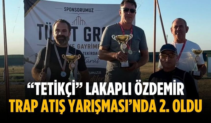 Mehmet Özdemir yarışmada 2. oldu