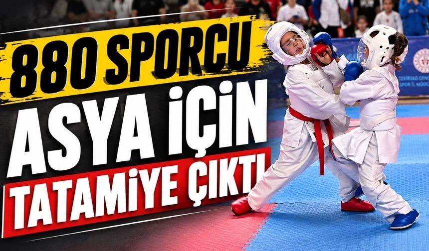 880 sporcu Asya için tatamiye çıktı