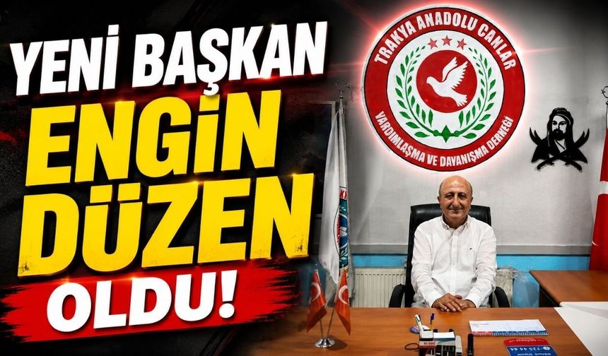 Yeni Başkan Engin Düzen oldu