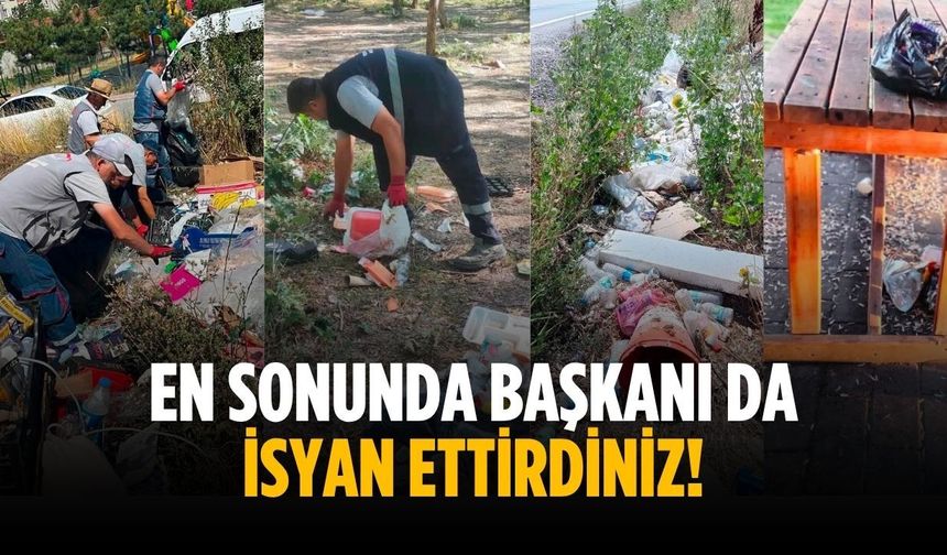 En sonunda başkanı da isyan ettirdiniz!