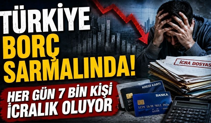 Türkiye borç sarmalında! Her gün 7 bin kişi icralık oluyor