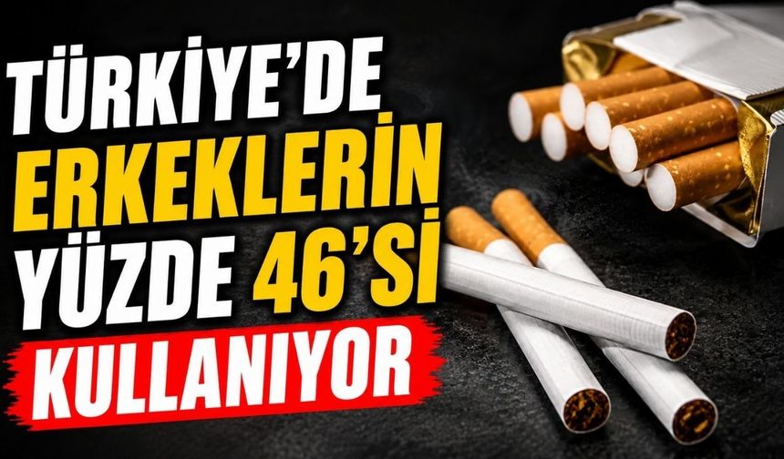 Türkiye’de erkeklerin yüzde 46’sı kullanıyor