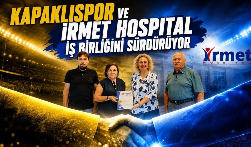 Kapaklıspor ve İrmet Hospital iş birliğini sürdürüyor