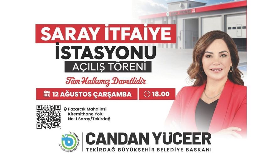 Saray İtfaiye İstasyonu Açılış Töreni
