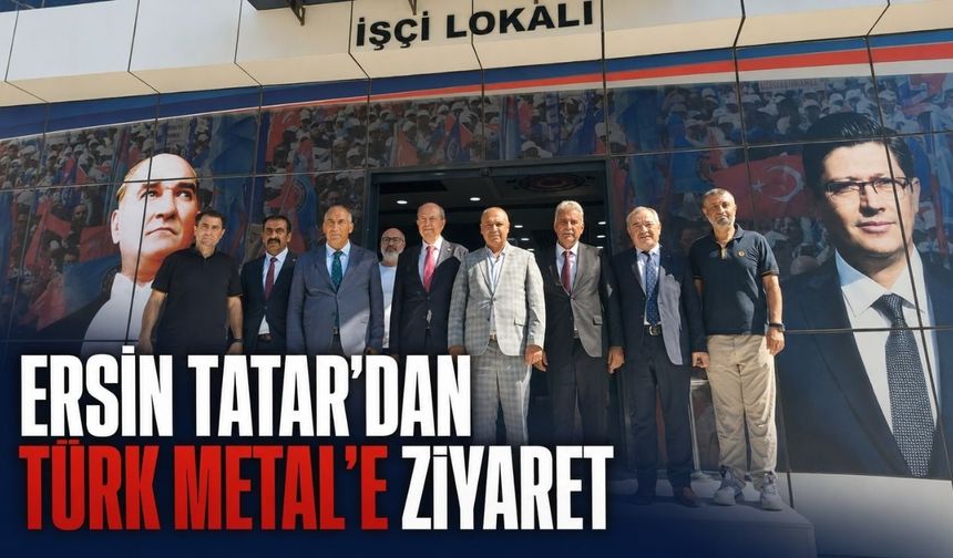 Ersin Tatar’dan Türk Metal’e ziyaret