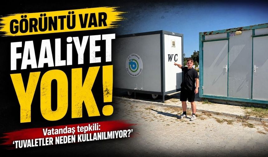 Görüntü var, faaliyet yok!