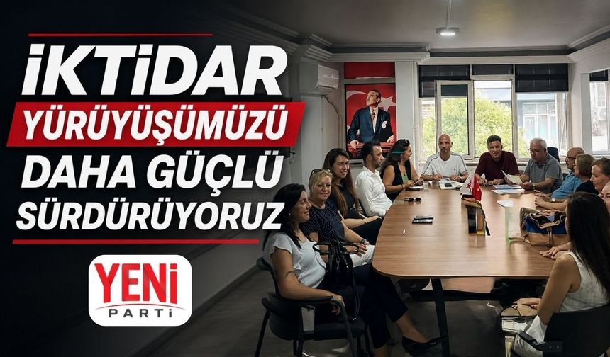 İktidar yürüyüşümüzü güçlü bir şekilde sürdürüyoruz