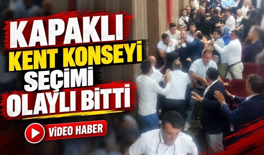 Kapaklı Kent Konseyi seçimi olaylı bitti