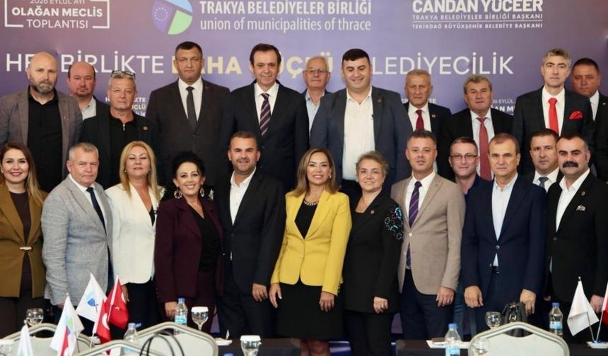 Trakya Belediyeler Birliği Eylül Ayı Olağan Meclis Toplantısı yapıldı
