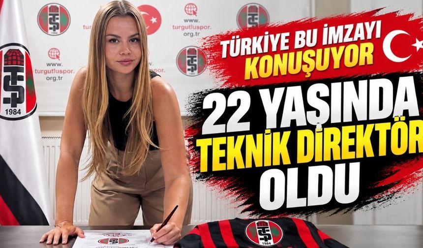 Türkiye bu imzayı konuşuyor: 22 yaşında teknik direktör oldu