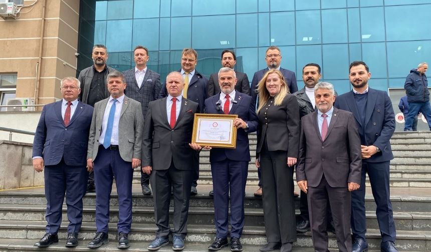 Ahmet Çetin mazbatasını aldı: ÇTSO’da yeni dönem resmen başladı