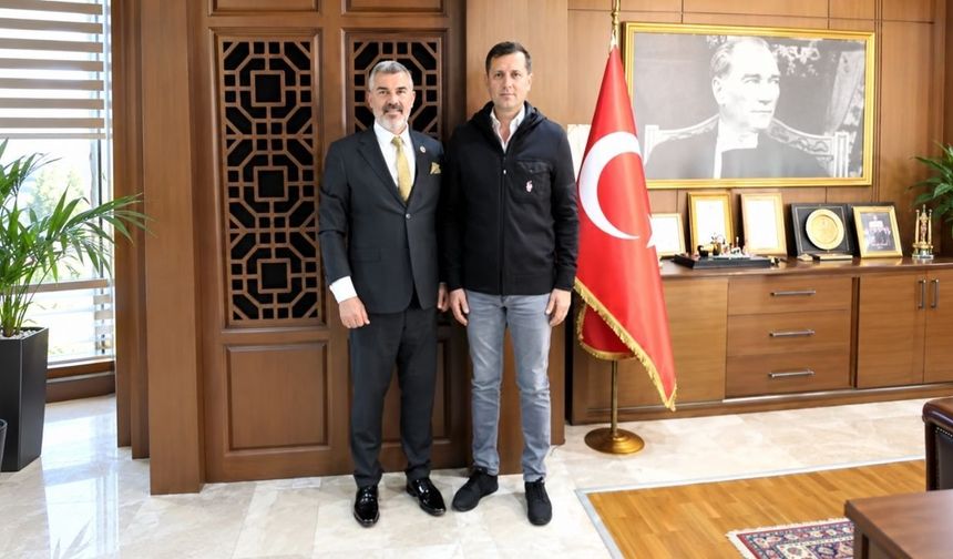 ÇTSO Başkanı Ahmet Çetin’den Vahap Akay’a ziyaret