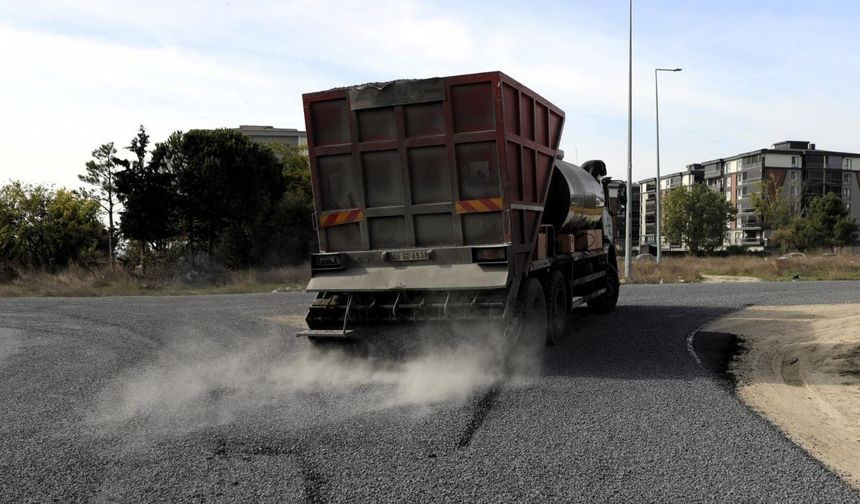5 sokak’ta asfalt çalışması yapıldı
