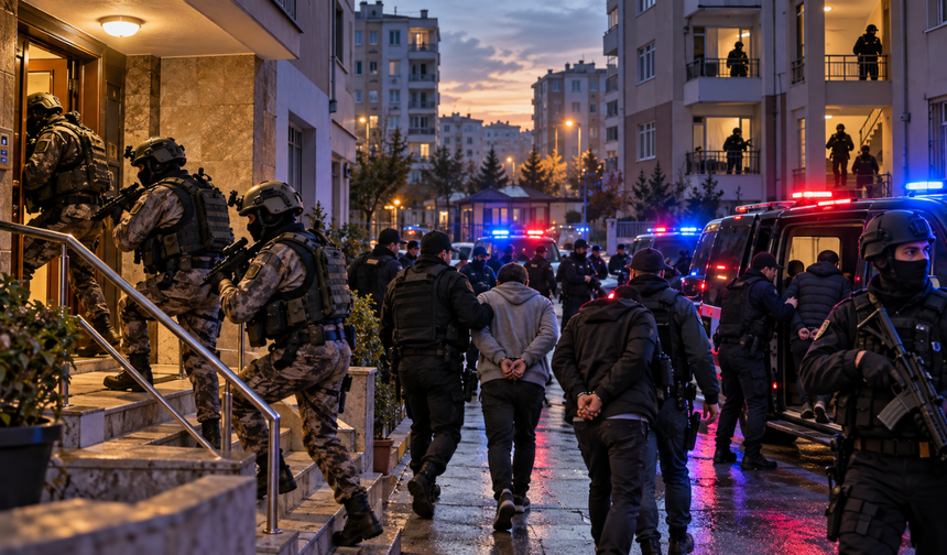 Çerkezköy’de 16 adrese operasyon: 10 şüpheli yakalandı