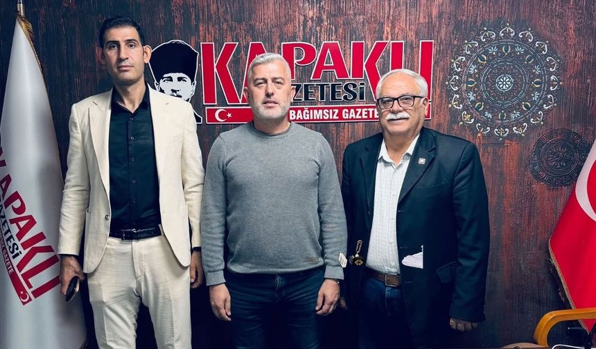 CHP Kapaklı İlçe Başkanı Arslan'dan Kapaklı Gazetesi'ne ziyaret