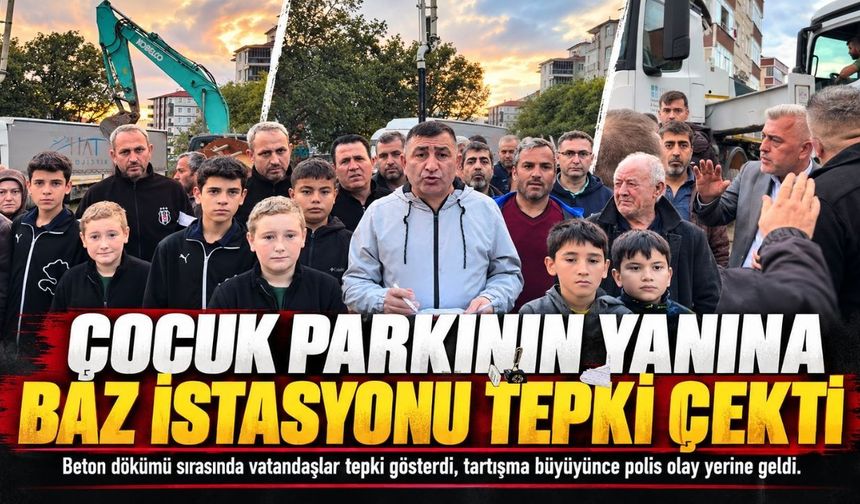 Kapaklı'da baz istasyonu gerginliği