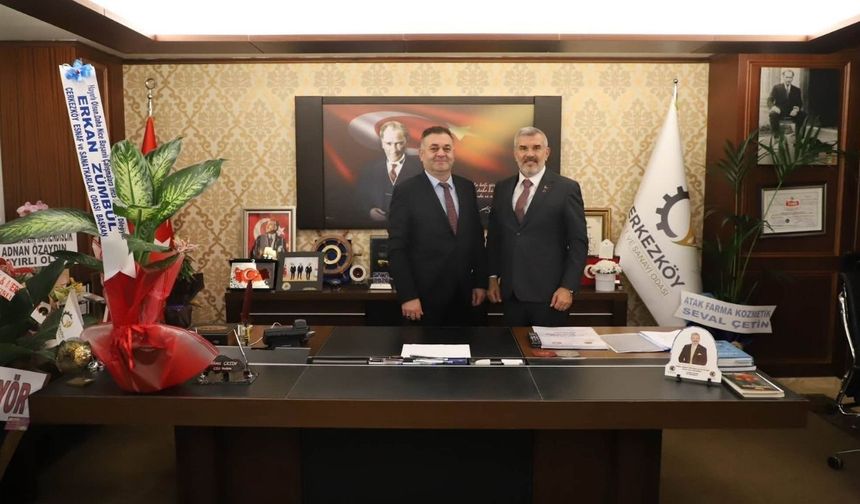 Erkan Zümbül’den Ahmet Çetin’e seçim sonrası tebrik ziyareti
