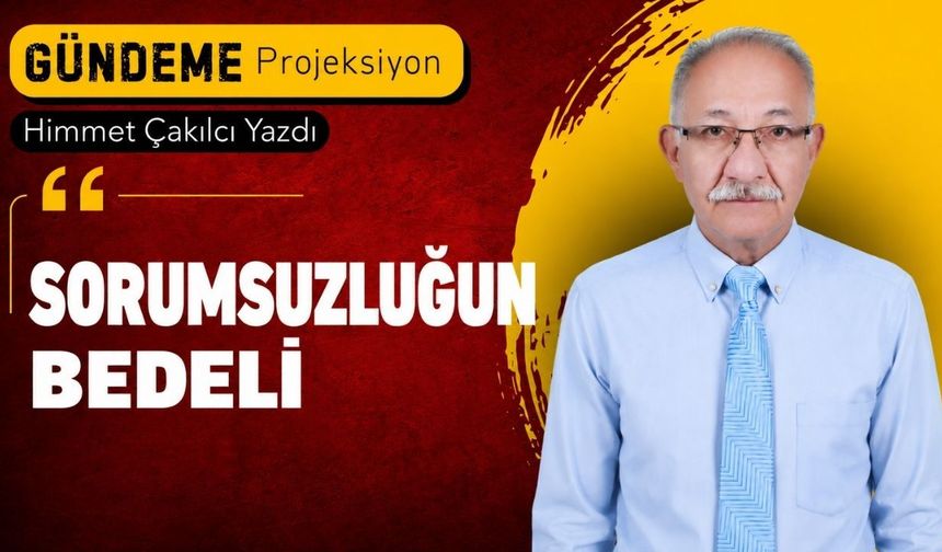 Sorumsuzluğun bedeli