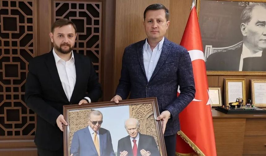 MHP'li Değirmenci'den başkan Akay'a hayırlı olsun ziyareti