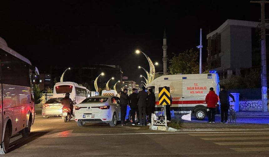 Kapaklı Yıldızkent Kavşağı'nda kaza: 1 yaralı