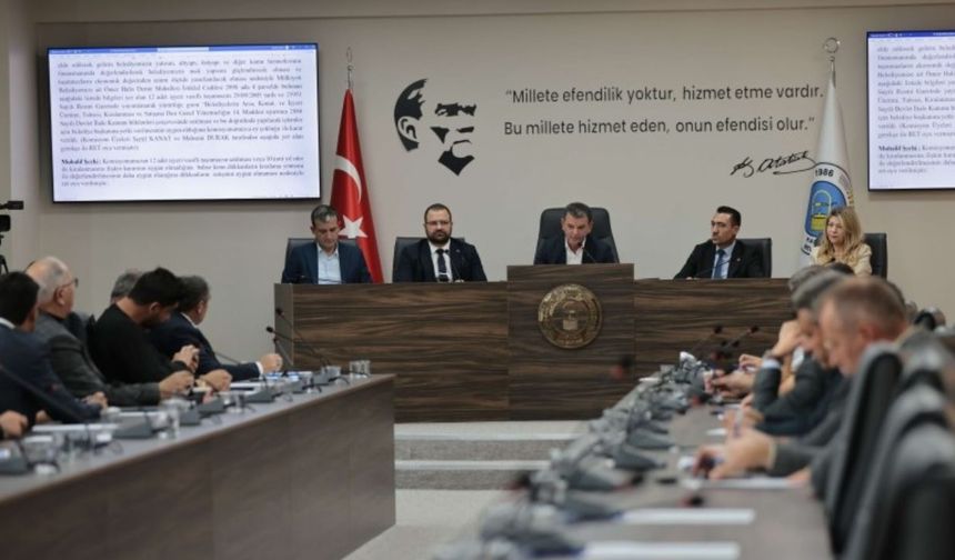 Kapaklı Belediyesi Ekim ayı meclis toplantısı tamamlandı