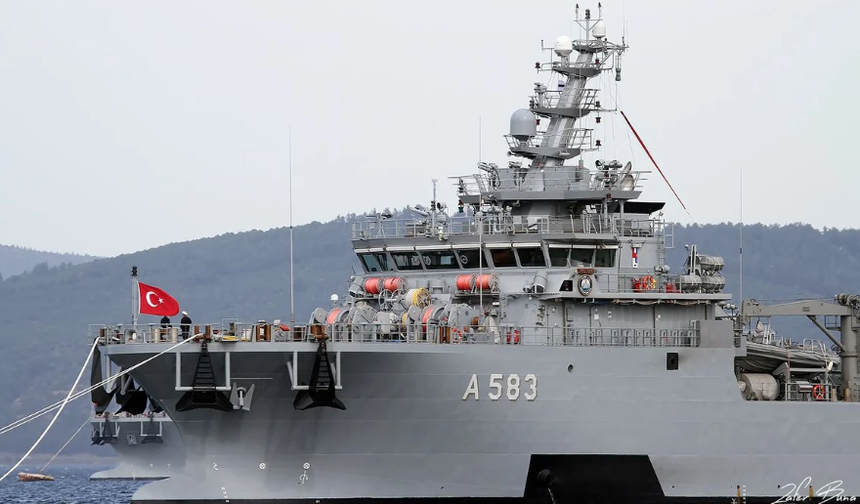 TCG Işın Gemisine Tekirdağ'da yoğun ilgi