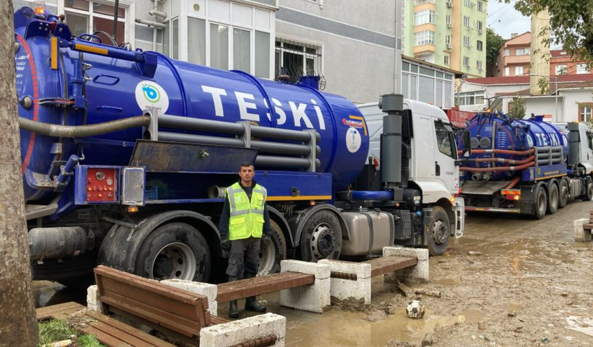 İstanbul’a Tekirdağ’dan afet desteği