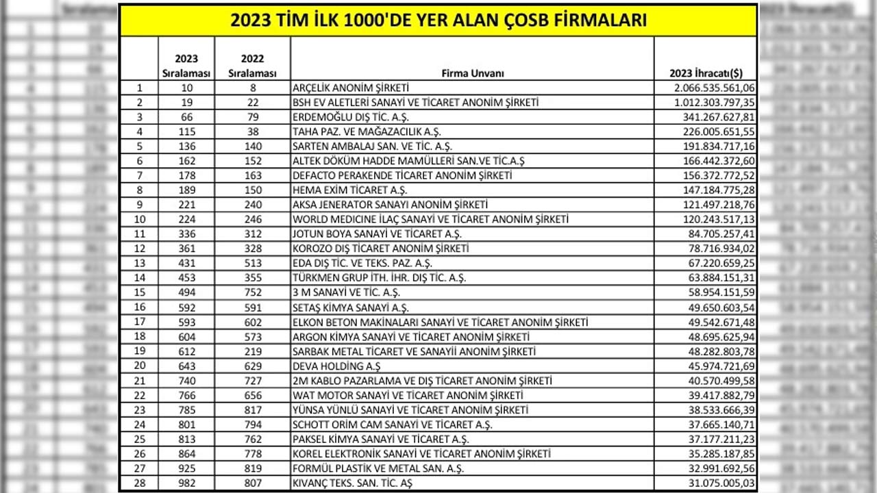 Ihracat Firma 1