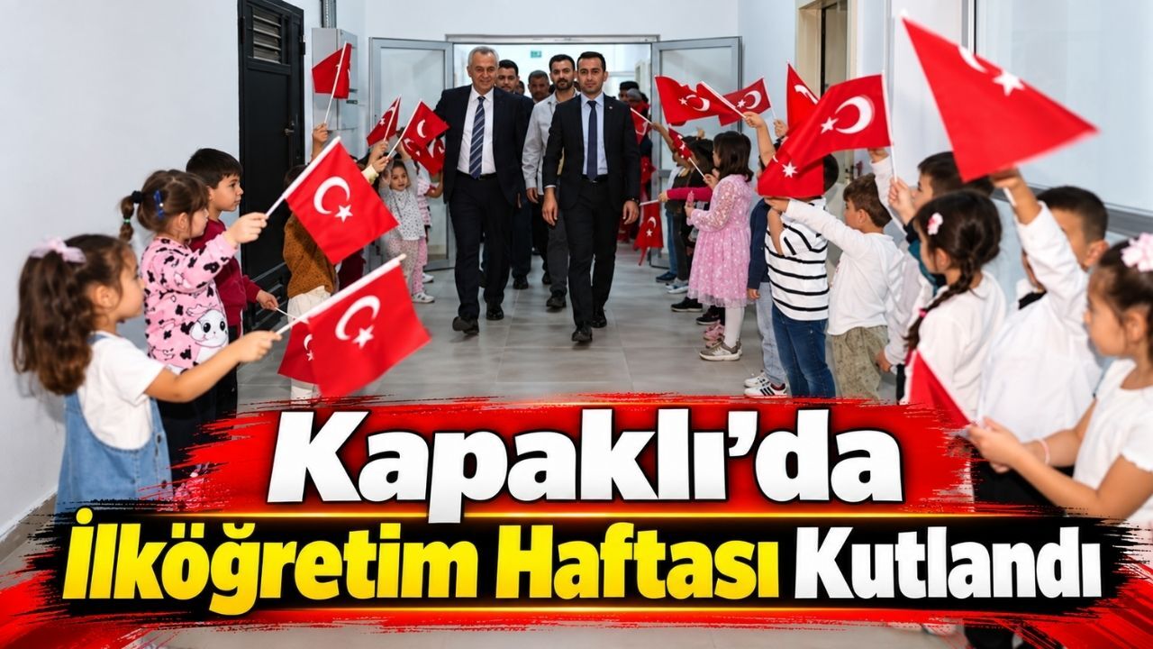 Kapaklı’da İlköğretim Haftası kutlandı