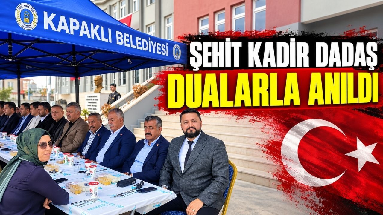 Şehit Kadir Dadaş, şehadet yıl dönümünde anıldı