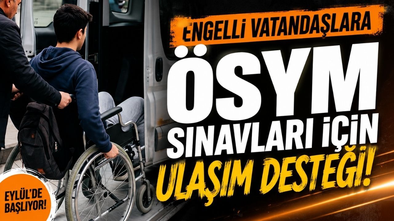 Tekirdağ Büyükşehir’den engelli adaylara ulaşım desteği