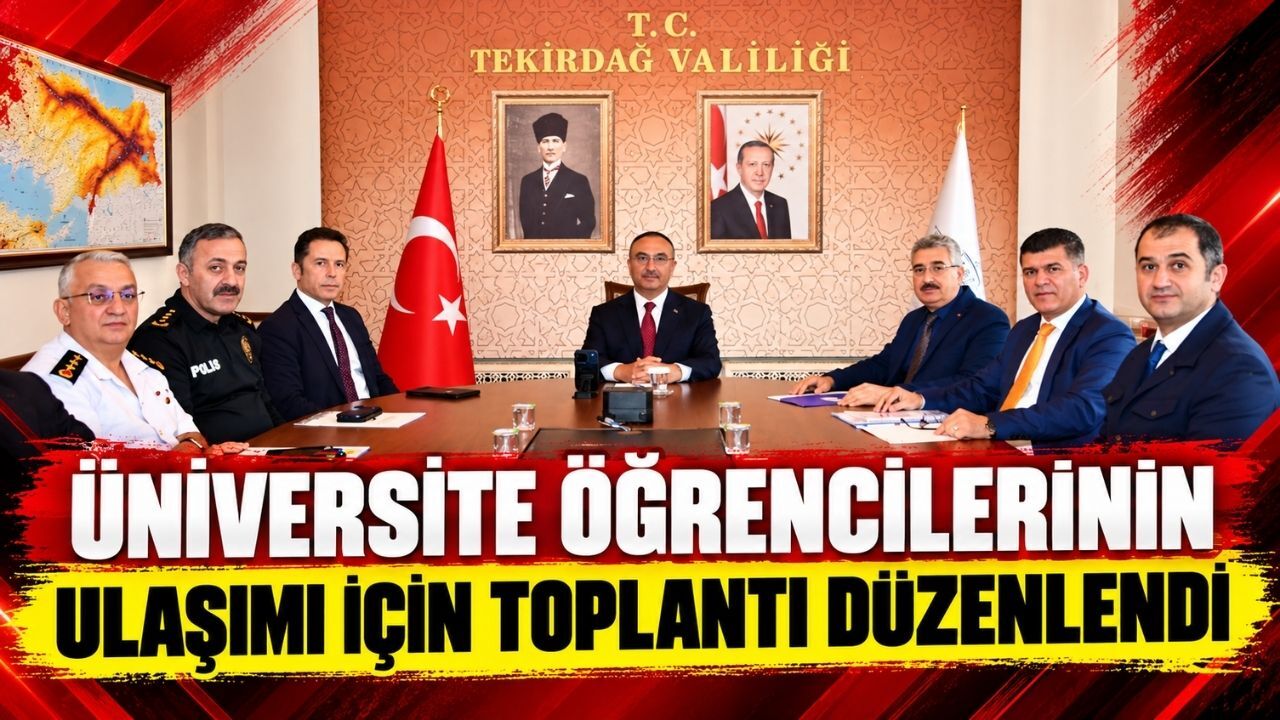 Üniversite öğrencilerinin ulaşımı için toplantı düzenlendi