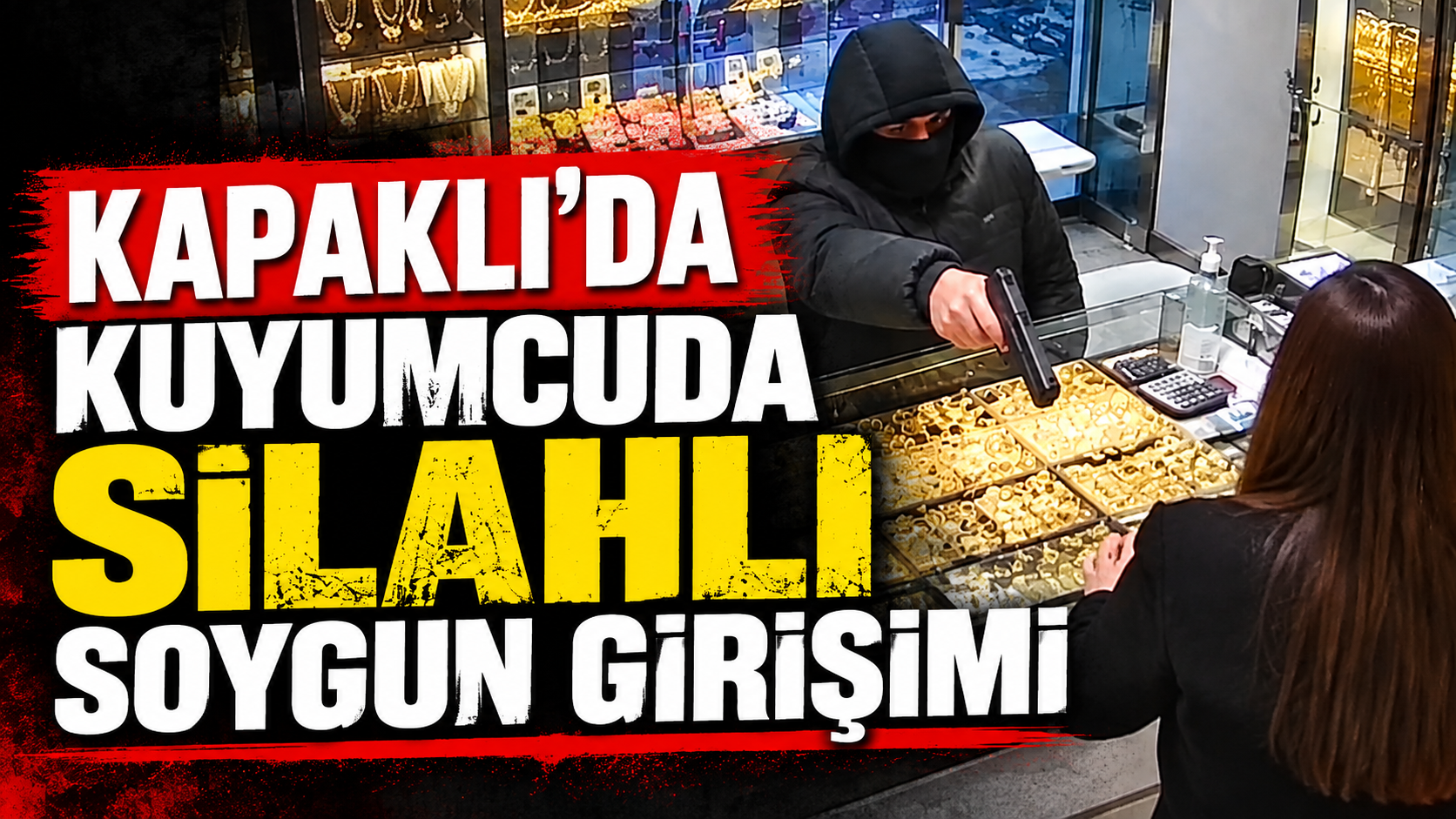 Kapaklı’da kuyumcuda soygun girişimi