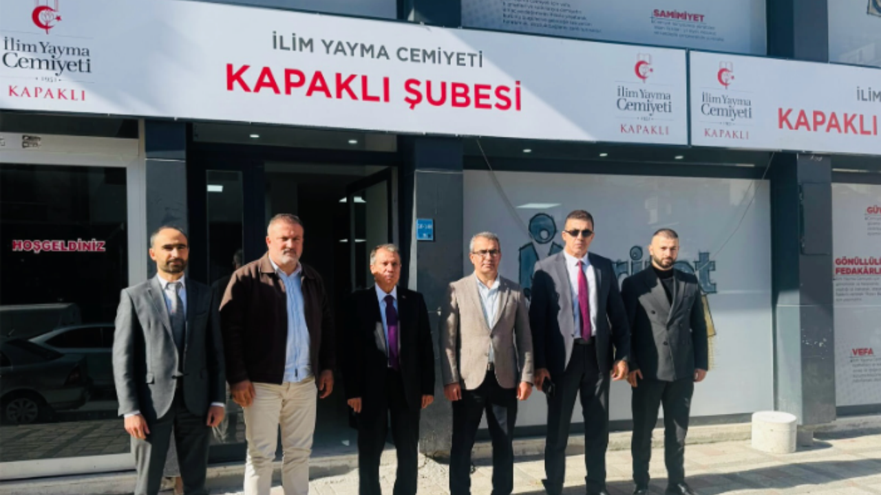 Gürdal’dan İlim Yayma Cemiyeti Kapaklı Şubesine ziyaret